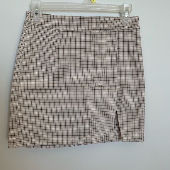Garage checked pattern mini skirt size M never worn - Picture 1 of 6